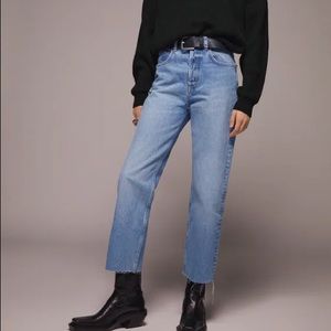 ZARA NWOT HIGH WAISTED DENIM JEANS